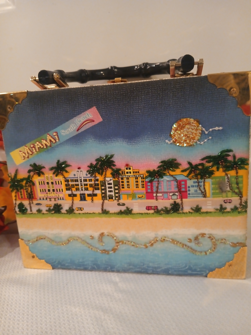 Moon Over Miami Custom Handbag - Picture 2 of 3